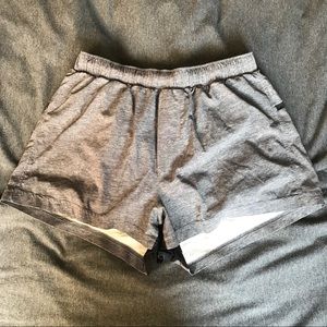 Lululemon Surge Short 3” Inch in Heather Grey